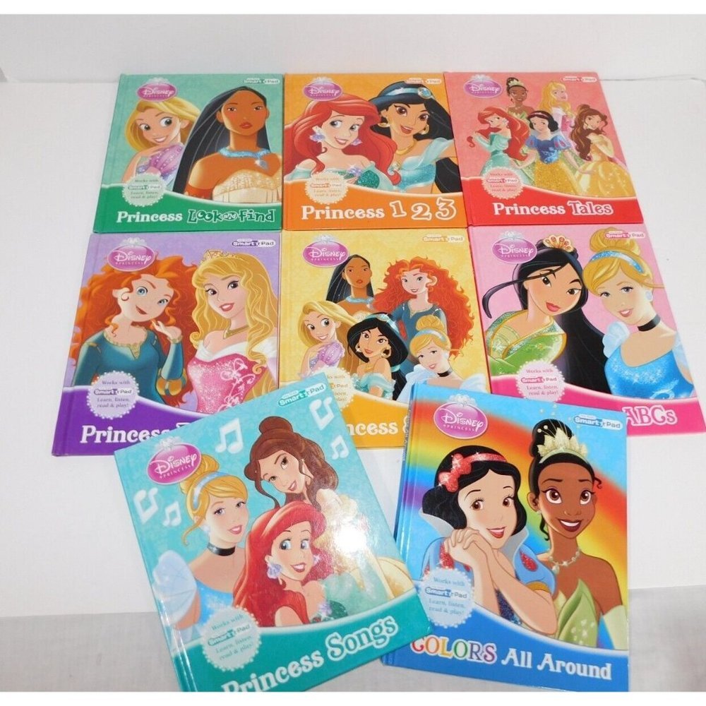 My First Smart Pad Disney Princess 8 Hardcover Books 2014 (BOOKS ONLY)